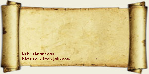 Janko Džaković vizit kartica